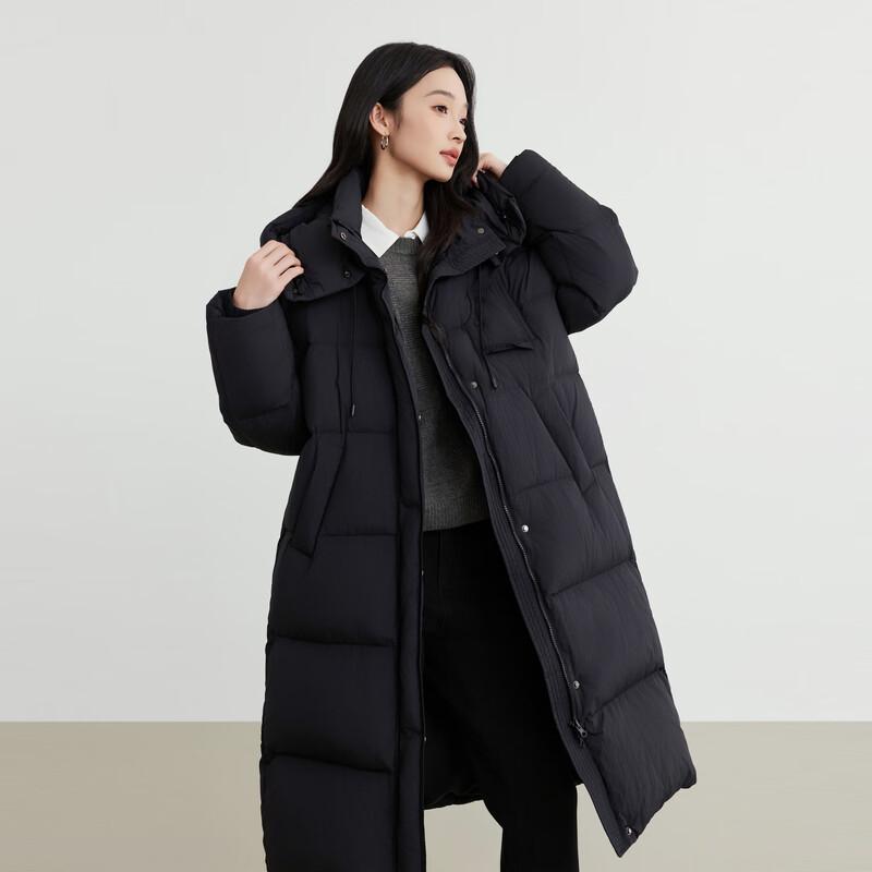 Elva' Island Women's Winter Long Down Jacket 2410216319