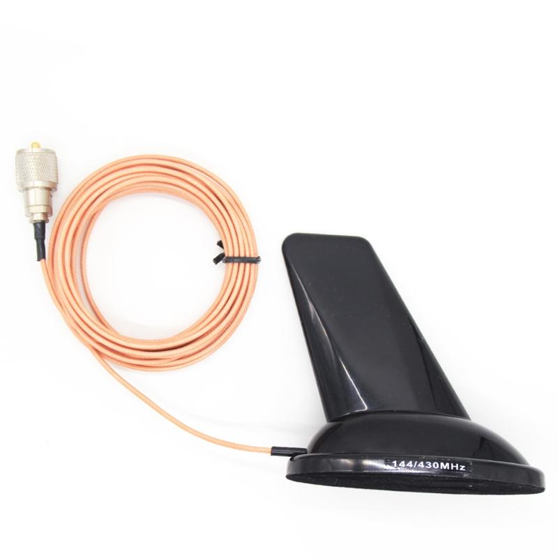 

Plastic Car Shark Fin Antenna Vehicle External Roof Antenna Universal Car Accessories VHF UHF144/430Mhz Antenna 1