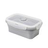 Foldable Outdoor Silicone Cooler Lunch Box - Heat Resistant, Food Grade, Sealed for Freshness