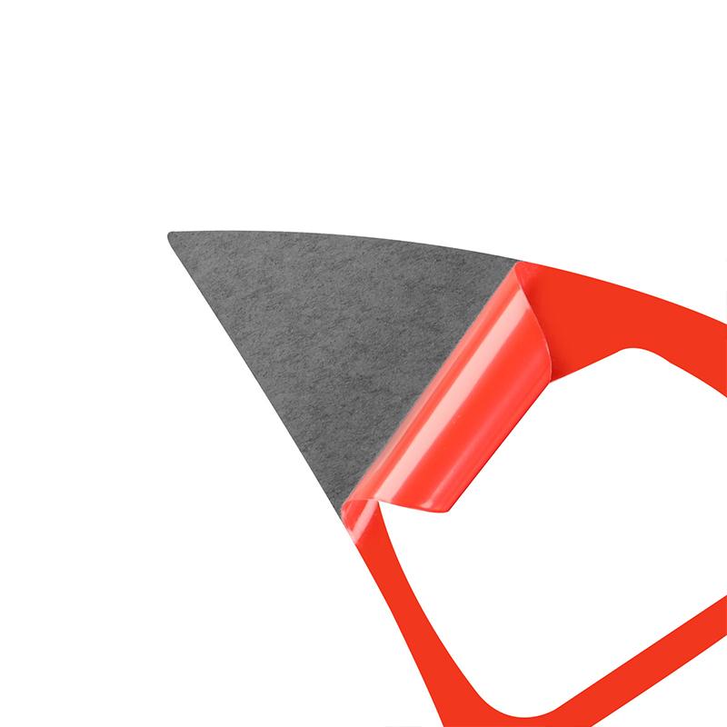 För VW Touareg 2011-2018 Mjuk Kolfiber Rattknapp Dekal Trim Bilinteriör Tillbehör Bilinteriör