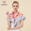 ITARORA Hydrangea 100% Mulberry Silk Scarf