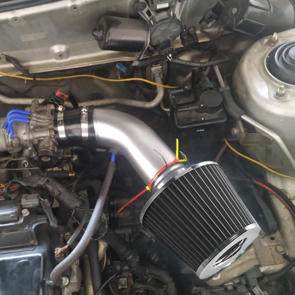 Universeller modifizierter Hochstrom-Luftfilter für Autos, Pilzkopf-Luftfilter 76mm, Universeller Pilzkopf-Luftfilter