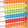 1 Set Number Alphabet Card Preschool Math Learning Wooden Educational Math 10-Row Counting Toy 100 Beads With Counting Sticks