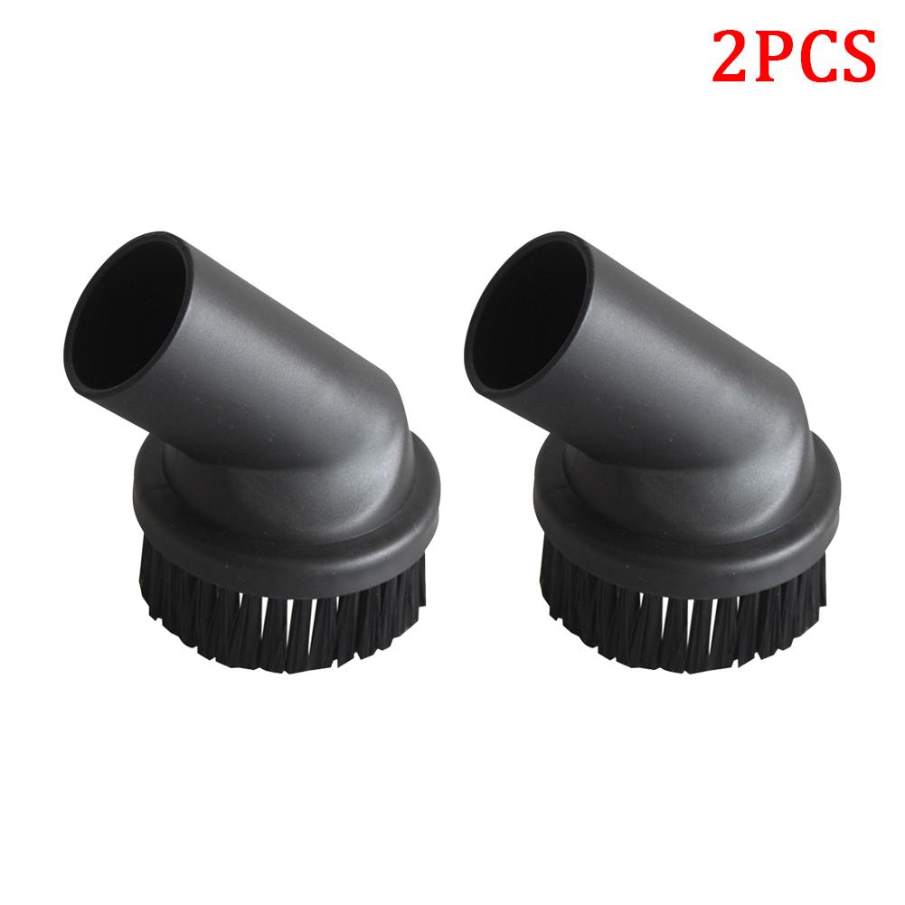 

2pcs For Nilfisk 35mm Compatible Vacuum Cleaner Dusting Tool Round Brush Circular Dust Removal Brush Tool Vacuum Cleaner Parts чёрный