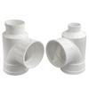 Durable Bottle Shaped Three Way Joint PVC Drain Accessory Standard Pipe Adapter Wearproof Y Shape Garden Water Pipe Connector