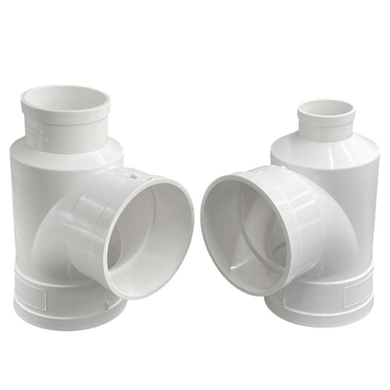 Durable Bottle Shaped Three Way Joint PVC Drain Accessory Standard Pipe Adapter Wearproof Y Shape Garden Water Pipe Connector