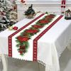 Faceless Gnome Christmas Table Runner Ornament New Year Tablecloth New Table Decor  For Home