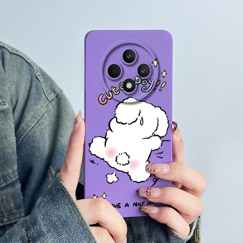 For OPPO Reno 12 F 4G Capa Reno12 FS Reno12 F 5G Phone Case Reno12F CPH2637 CPH2687 Back Cover Flower Painted Printed Soft Funda
