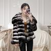 Winter New Imitation Fur Imitation Rex Rabbit Fur Chinchilla Lapel Fur Coat Short Women's Thickened Coat