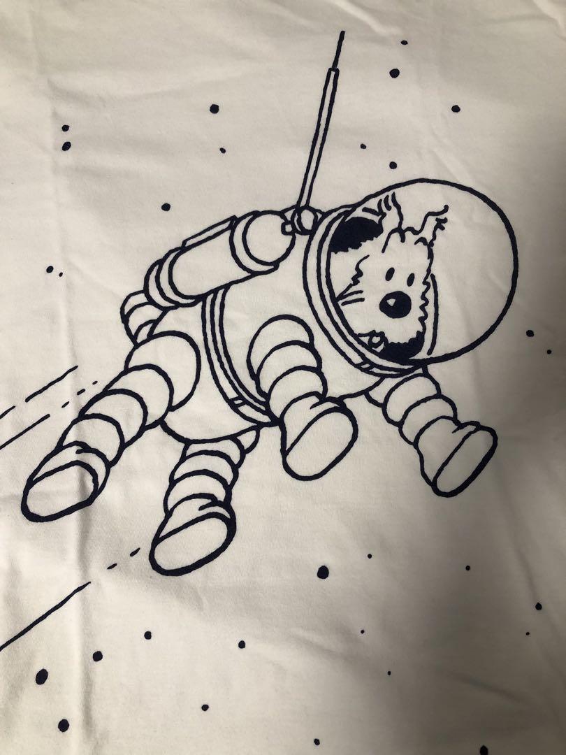 

[Б/У] Винтажная футболка 90-х годов «Приключения Тинтина: Милу» (Евро)