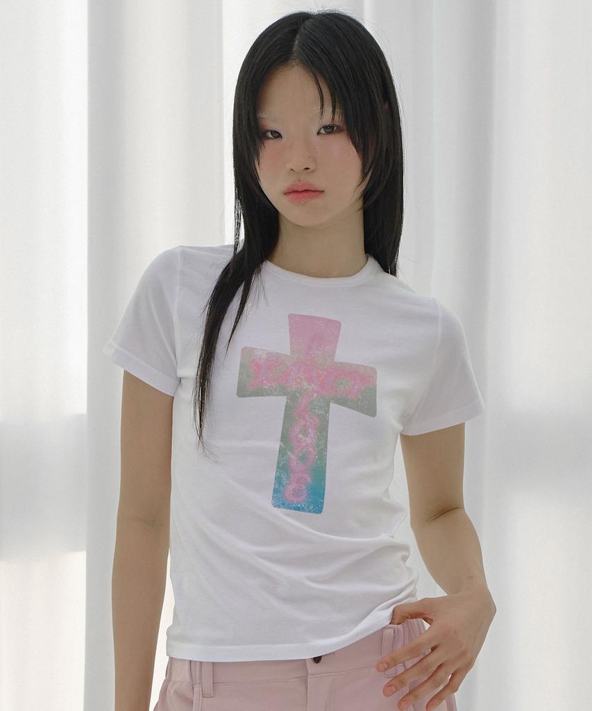FANCY CLUB Pros Glossy Tee (White) F26Qb059