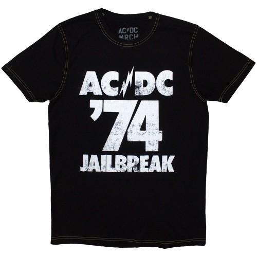 AC/DC Unisex Adult 74 Jailbreak Back Print T-Shirt