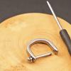Screw in Shackle Semicircle D Rings DIY Crafts Horseshoe U Shape D Rings Buckle