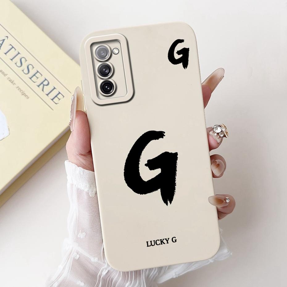 New Fashion Letter Phone Case For Samsung Galaxy S20 FE S20+ Soft Silicone Shockproof Cover For Samsung S20 Plus S20FE 5G Bumper
