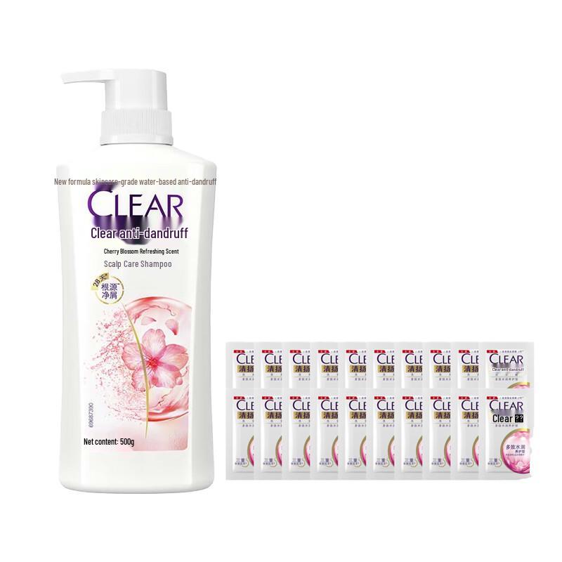 

Clear Sakura Dew Shampoo with Anti-Dandruff Sachets
