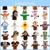 Wholesale Plush Toy Hand Puppet Cartoon Animal Doll With Movable Mouth Interactive Toy For Kindergarten And Parent-child Interaction 25cm Tall