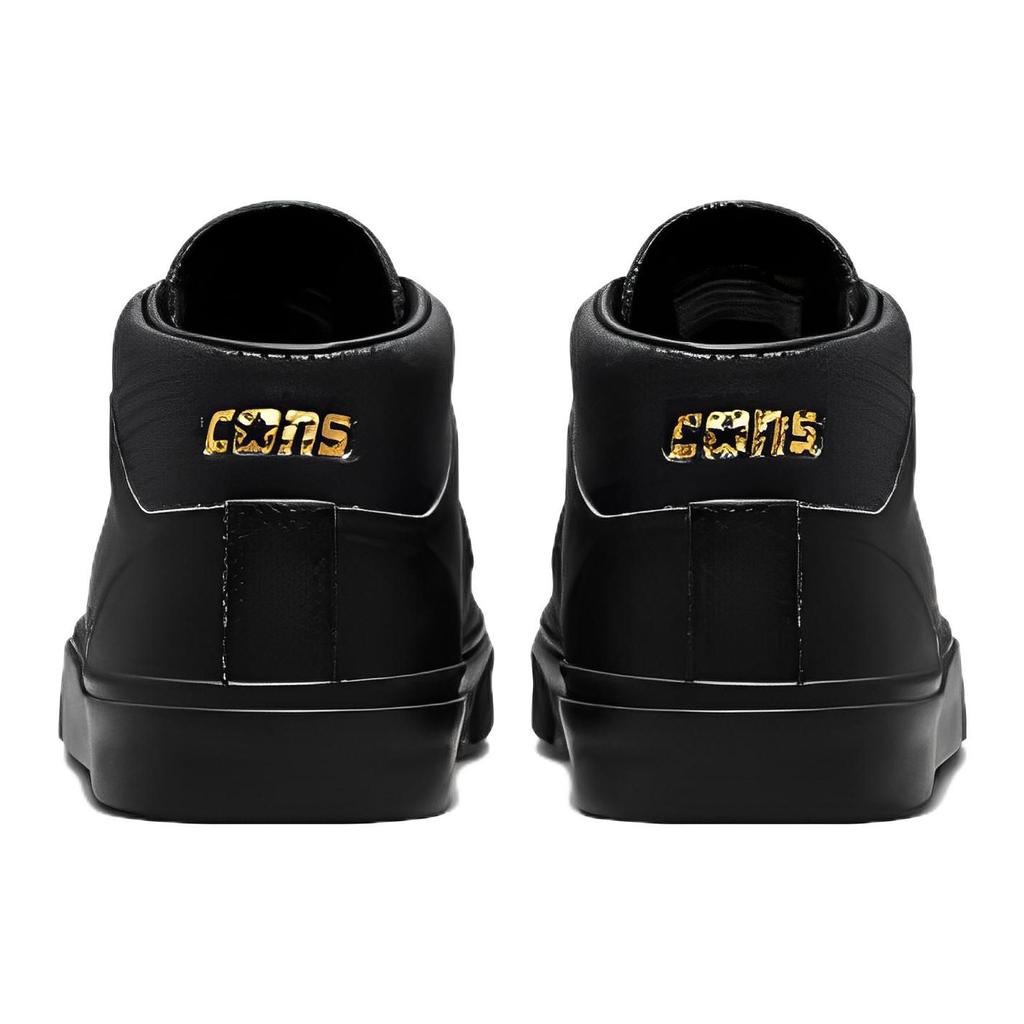 Converse Louie Lopez Pro Mid Mono Leder - Dreifach Schwarz Unisex Sneakers A05089C