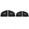 Carbon Fiber Material Window Switch Decor Easy Installation Kit