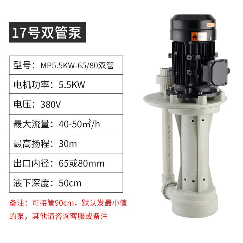 Vertical Acid and Alkali Resistant Submersible Pump Chemical Tanks,Anti-Corrosion Industrial Pump Spray Tower Desulfurization