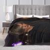 Leon Kennedy Bedding Throws Warm Cozy Funny Blanket  For Living Room Travel Car Flannel Bedspread Bed Cover