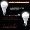 9W 15W Emergency Light Bulb Portable Rechargeable Lighting Bulb With Hook E27 Led Energy-Saving Lamps For Camping Night Fishing