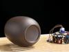 Zisha Travel Tea Set: Portable Xishi Pot with Quick-Brew Cup and Four Cups - Perfect for Outdoor or Home Tea Ceremonies.