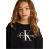 Calvin Klein Childrens/Kids Glitter Logo Regular Crop Sweatshirt