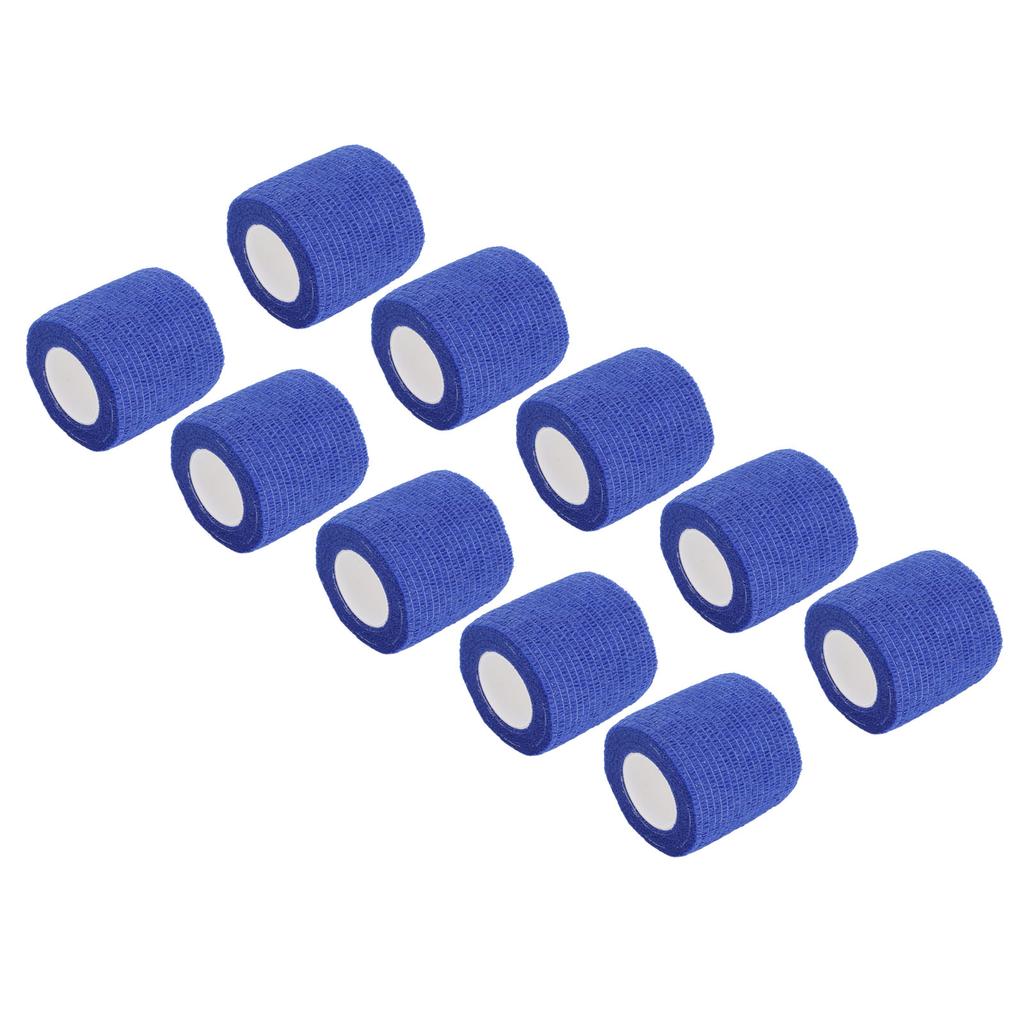 10Pcs Self Adhesive Elastic Bandage Multifunctional Disposable Shockproof Antislip Tattoo Handle