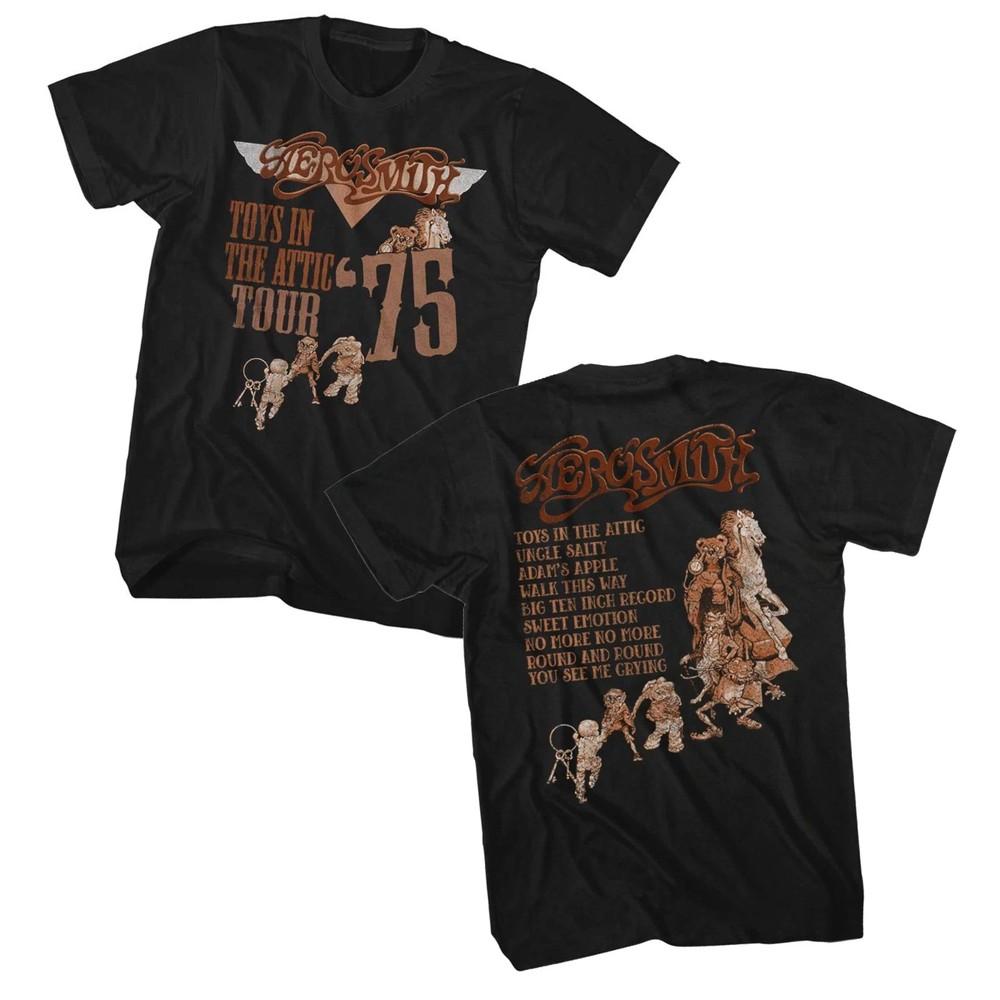 Aerosmith Toys in the Attic Tour  75 Unisex Concert T-shirt Unisex T-Shirt M