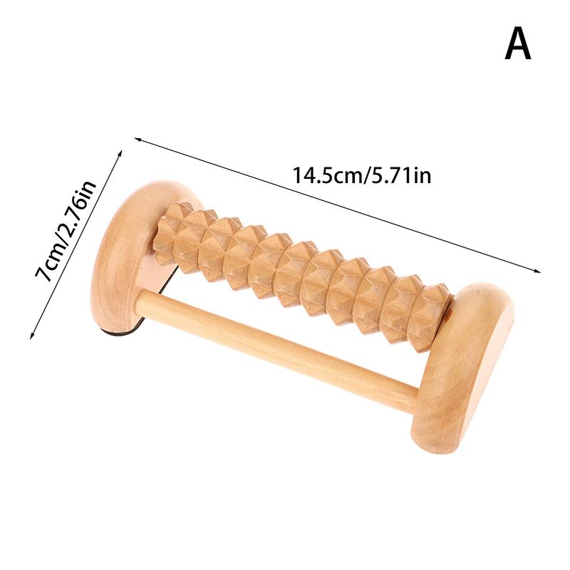 

Wooden Foot Sole Massager Solid Roller with Acupoint Balls for Plantar Fasciitis Relief Suitable for Feet and Legs