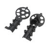 2 Pcs RC Aircraft Tail Motor Cover Plastic RC Helicopter Spare Parts Accessories for WLtoys V912