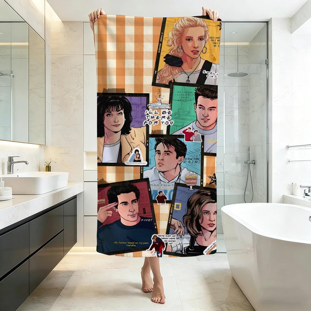 Funny-FriendsS Towel Five-Star Hotel Quality Eco-Friendly Ultra Soft Thick Towels & Beach Towels