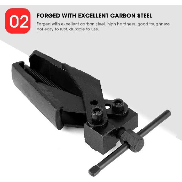 2 Claw Bearing Puller,2 Claw Puller Separate Lifting Device Strengthen Bearing Rama With Screw Rod For Auto Mechanic Maintenance Bearing Removal Tool