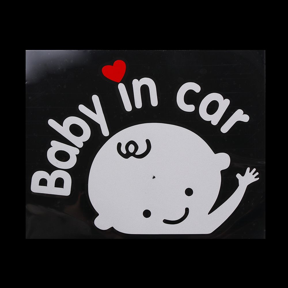 New Laser Waterproof 3D Cartoon Auto Decal Window Car Stickers Auto-styling Windshield Baby In Car