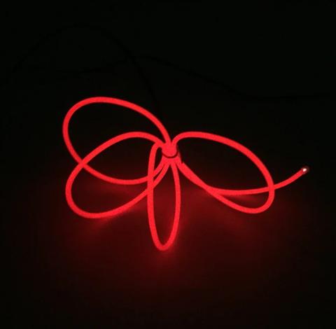 DIY LED Streichholz Streifenlichter Nachtshow Rüstungslicht Bühnenperformance LED Leuchtender Strichmännchen Kostüm EL Draht Kleidung Herren