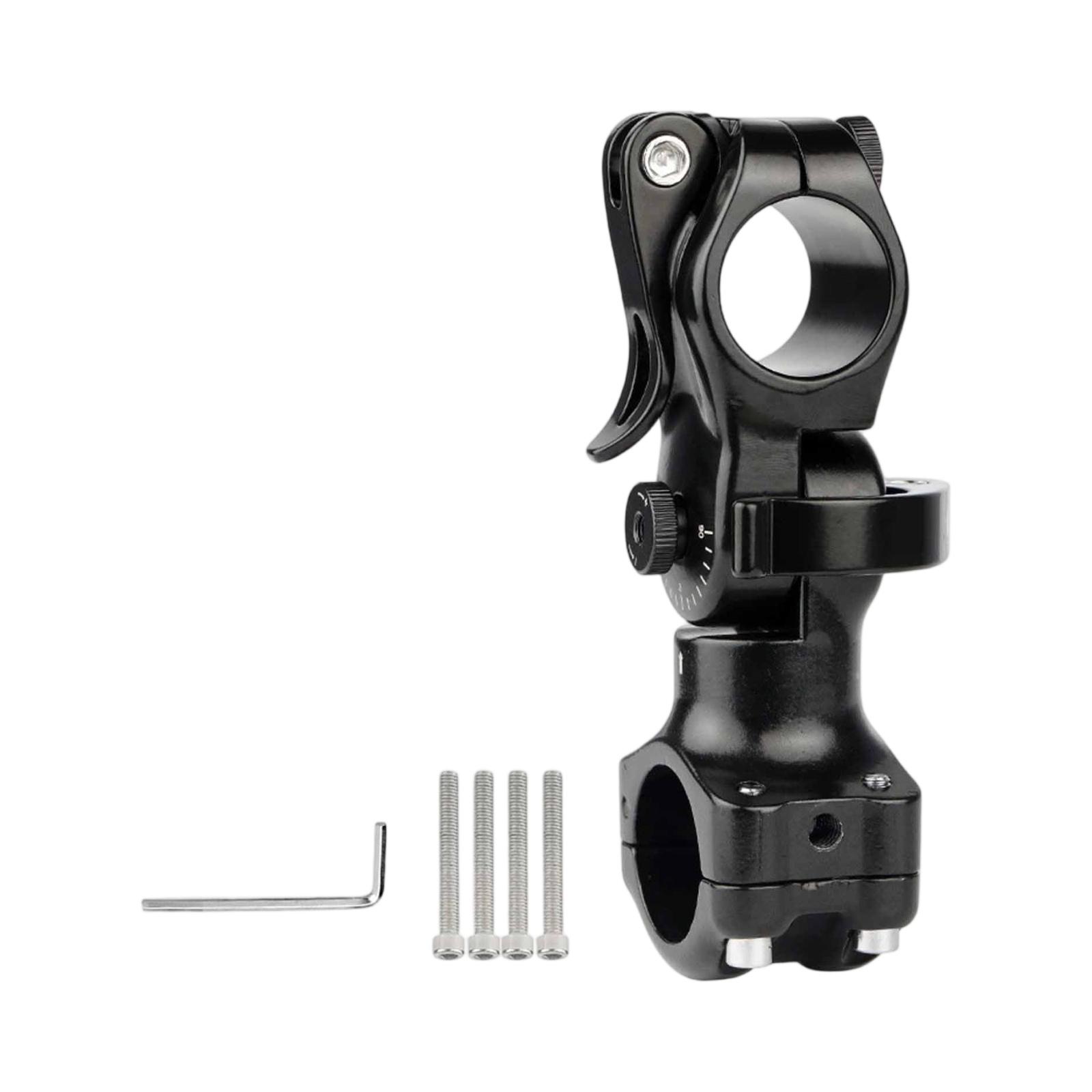 

Photography Selfie Stick Quick-Release Fixator - Fits One-Piece/Flat/Round Handles - Handlebars & Extension Frames Mount Accessory чорний