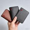 Men's Thin PU Leather Card Holder Slim Vertical Credit Card Wallet for Daily Carry Minimalist Design Holds Multiple IDs and Cash