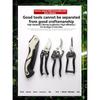5pcs Stainless Steel Pruning Shears Gardening Tools Kit Multi Tool Set For Garden Plant Maintenance Trimming