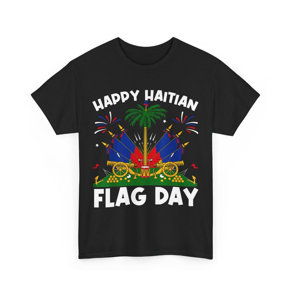 Haitian Flag Day T-Shirt, Happy Haitian Flag Dad Women Men T-Shirt