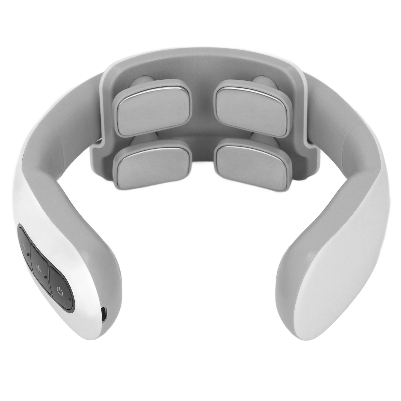 

Электрический импульсный массажер для шеи с 4 головками, горячим компрессом, 6 режимами, 20 передачами, массажер для мышц шеи