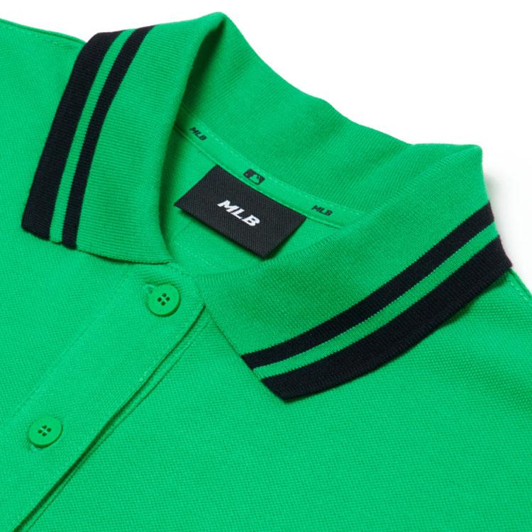 New MLB Short Sleeved Dresses Women's Green 3FOP61023-07GNN