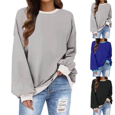 Women's  Sweatshirt Casual Long Sleeve O Neck Loose Pullover Tunic Top