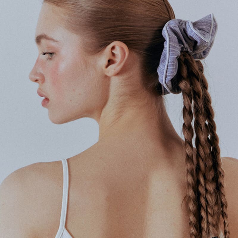BBYB Noi Cotton Scrunchie (Blue)