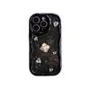 Applicable To Apple 17Promax Rhinestone Flower Mobile Phone Case Light Luxury Iphone15Plus Xiaoxiangfeng Smiley Face