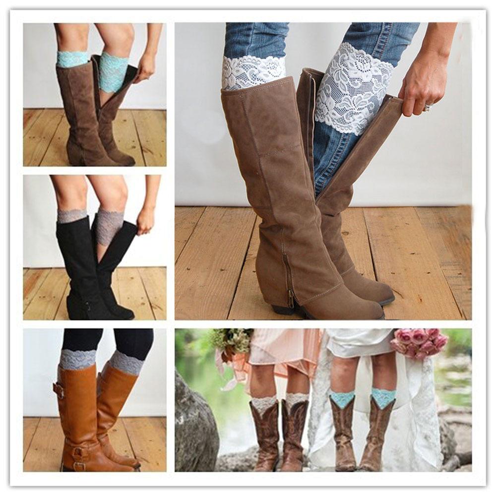 lace boot cuffs