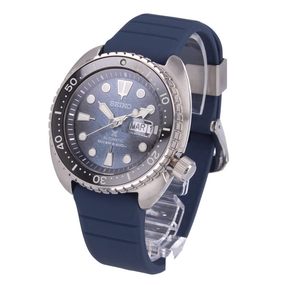 

SEIKO PROSPEX Save The Ocean Watch Men s Automatic Rubber Navy SRPF77K