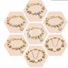 New Panjia Style Gold-Plated Beaded Bracelet with Full Diamond Love Design
