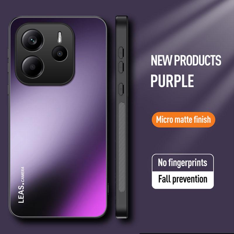 

EUCAGR ShockProof AG Frosted Soft TPU+PC Matte Back Cover For Xiaomi Redmi Note 14 Note14 4G European Version Phone Case Coque For Redmi Note 14 4G