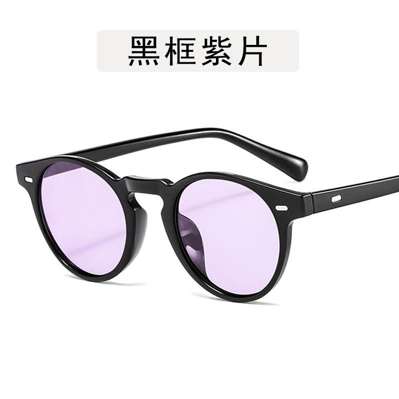 

Мужские солнцезащитные очки Rice Nail в круглой оправе, солнцезащитные очки Marine, солнцезащитные очки Star Trend. metal hinge