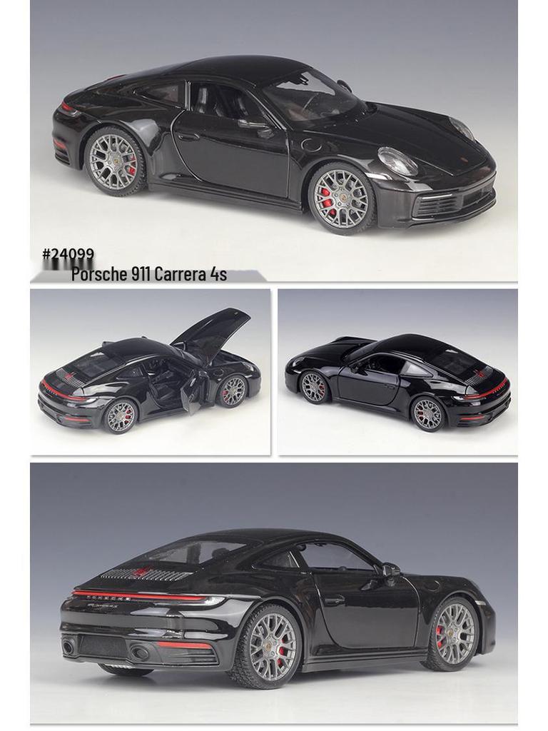 Welly 1:24 Porsche 911 Carrera 4S Alloy Model Toy Car